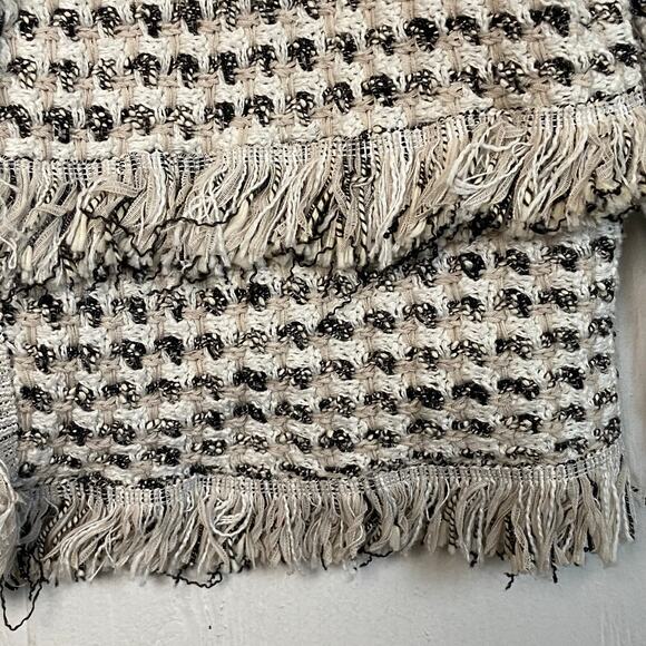 Chico's Black and White Textured Cardigan - Picture 4 of 11